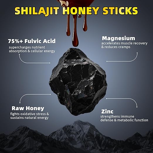 Zentar® Shilajit Honey Sticks