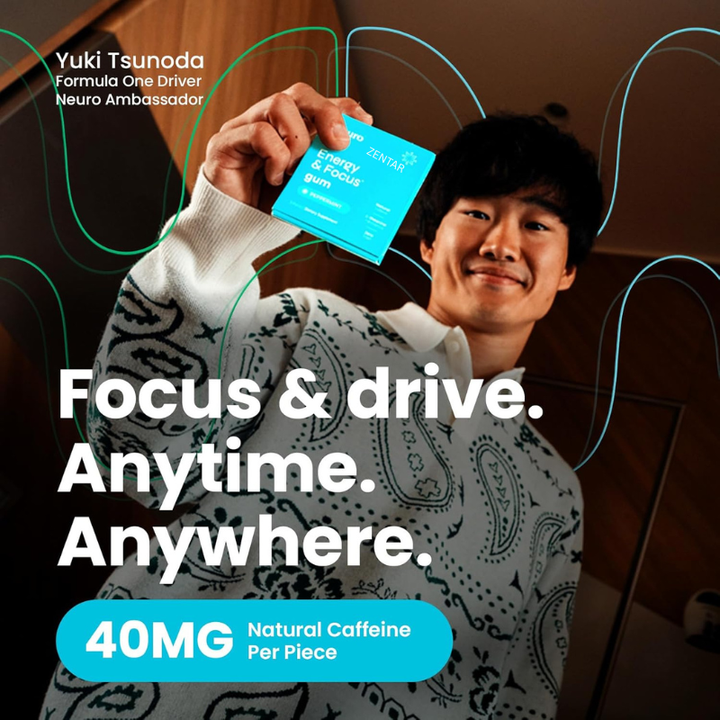 Zentar® Energy & Focus Gum