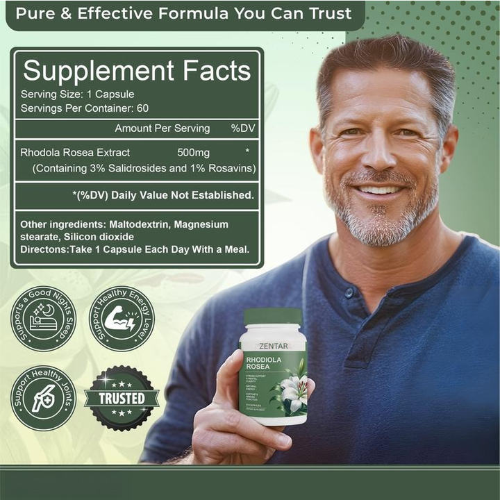 Zentar® Rhodiola Rosea Capsules