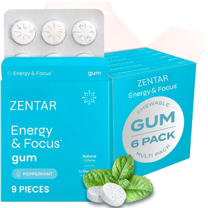 Zentar® Energy & Focus Gum