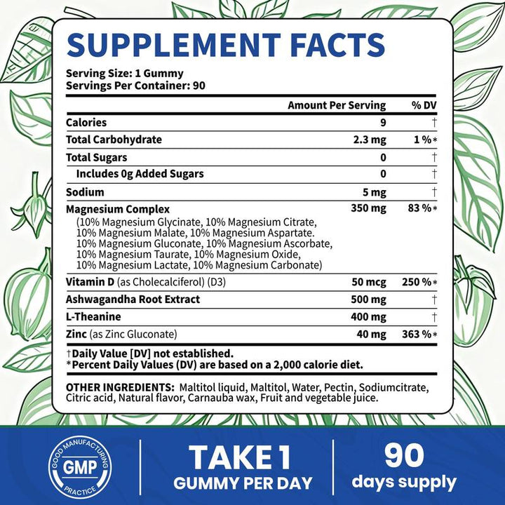 Zentar® 14-in-1 Magnesium Gummies