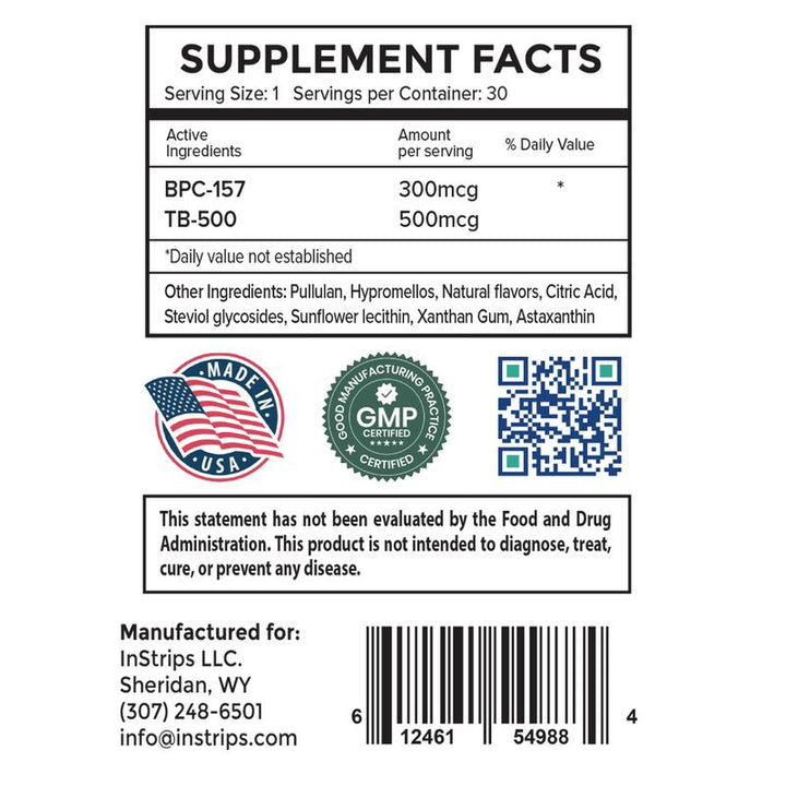 Zentar® BPC 157 Strip